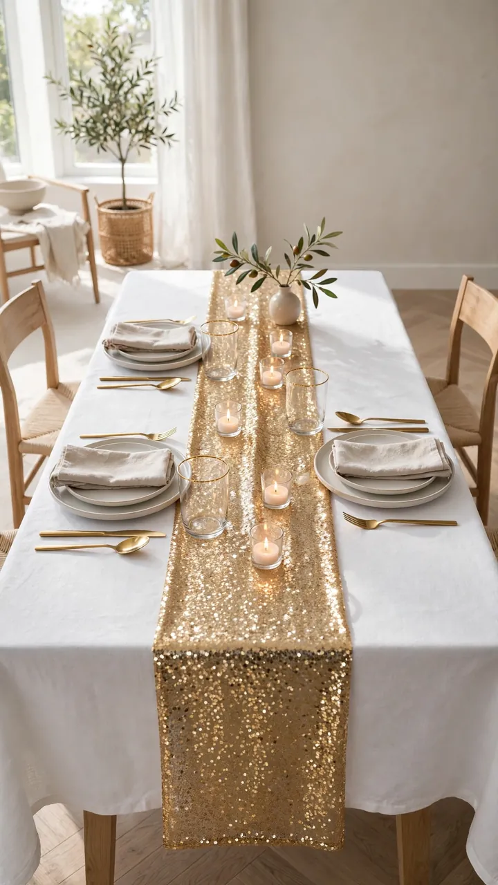 Glitter Table Runner