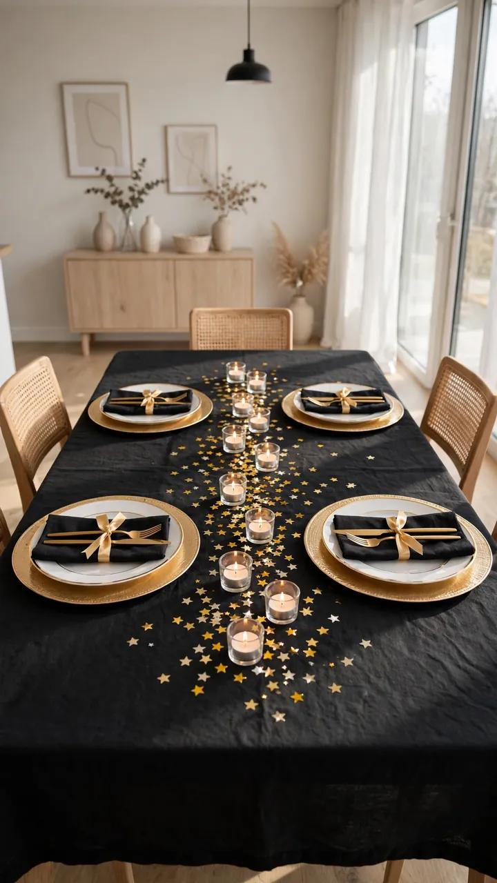 Black and Gold Table