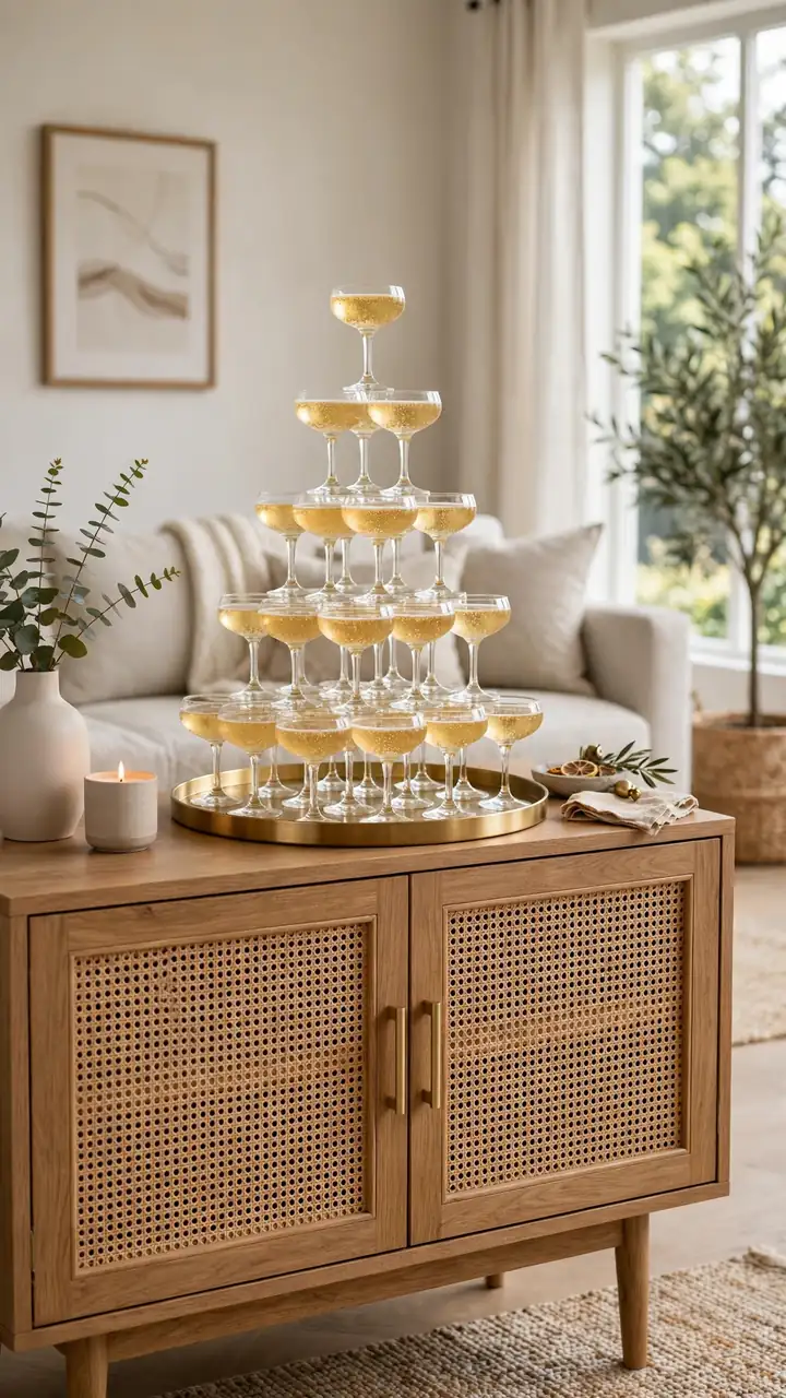 Champagne Tower Display
