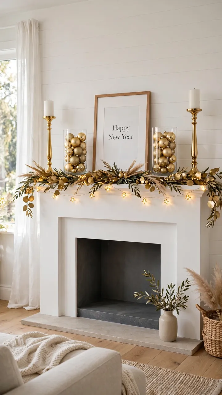 Sparkling Mantel Display