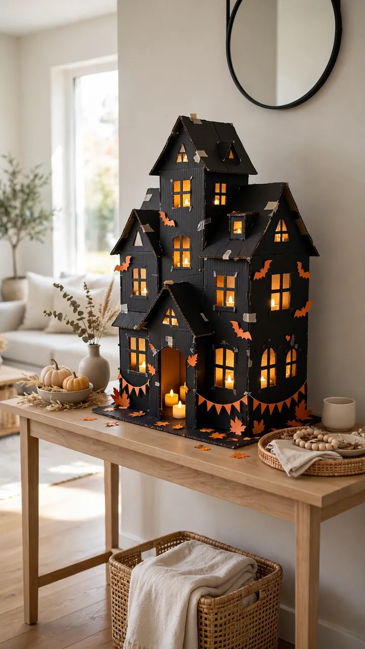 Cardboard Haunted House