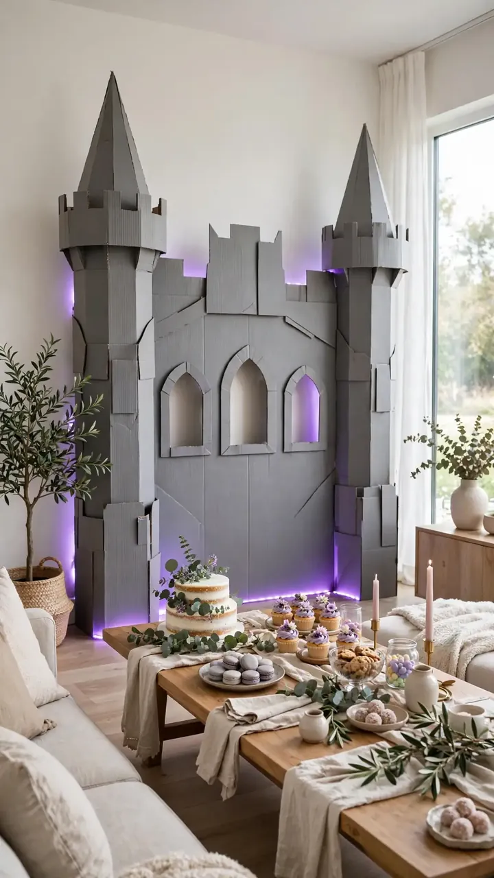 Creepy Castle Backdrop