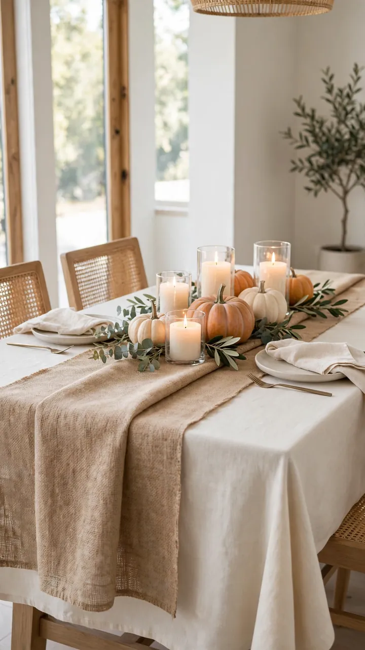 Burlap Table Runner