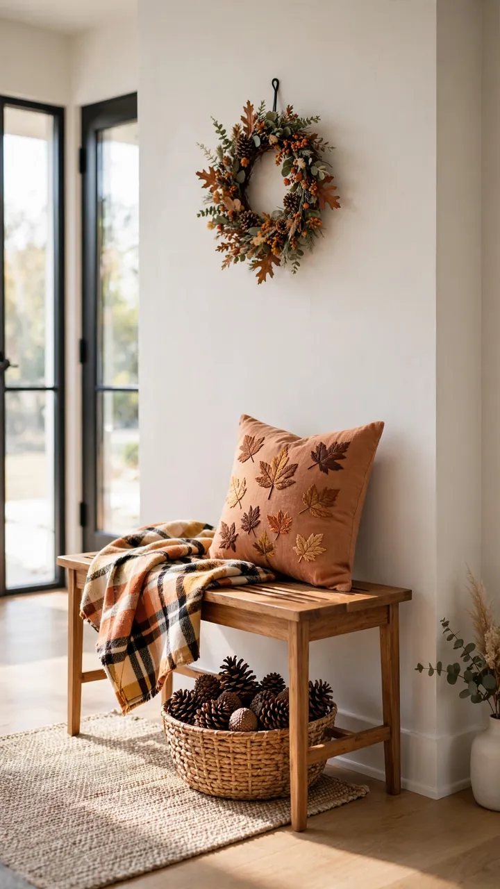 Warm Entryway Bench