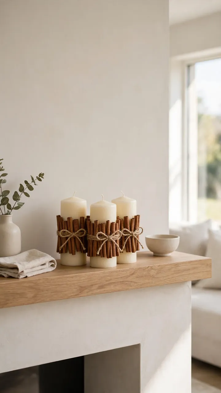 Cinnamon Stick Candles