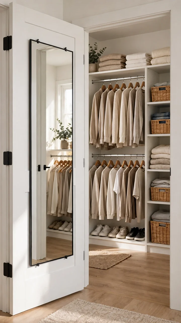 Door Mounted Mirror
