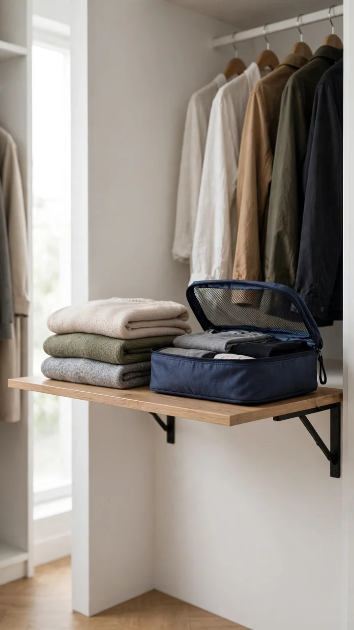 Fold Down Shelf