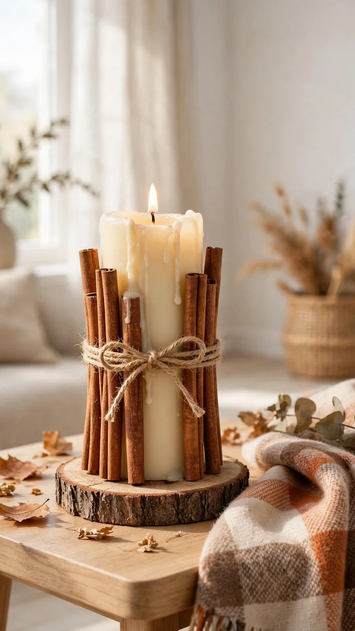 Cinnamon Stick Candles