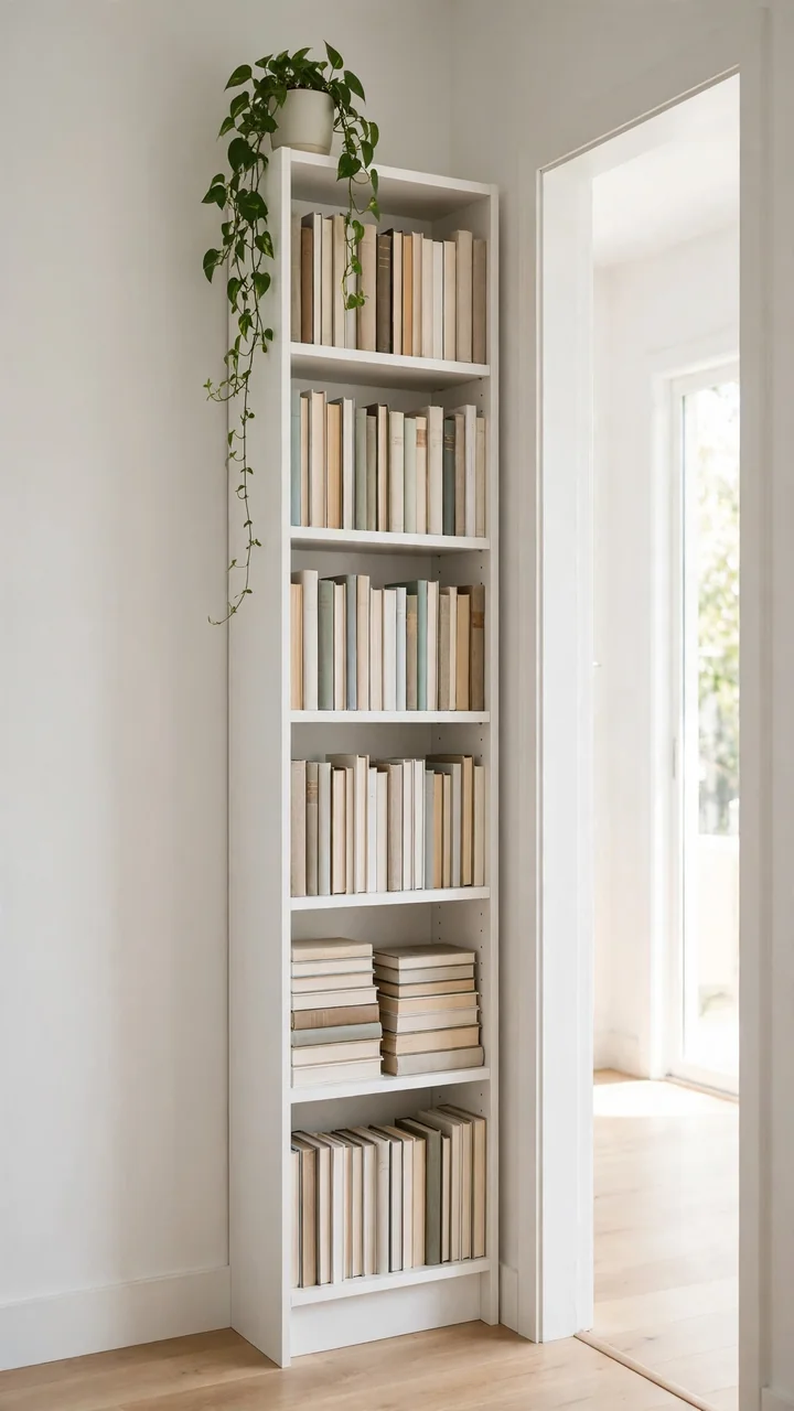 Floor to Ceiling Shelves
